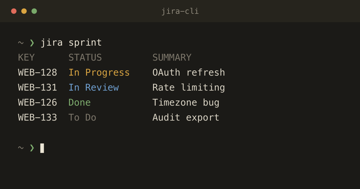 jira-cli preview