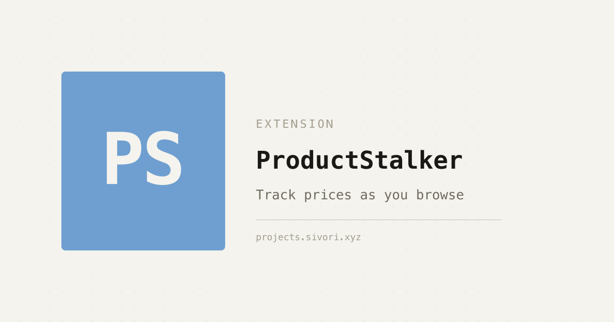 ProductStalker preview